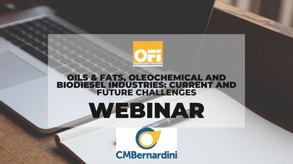 Join us to discuss current and future changes in the Oils & Fats, Olechemical, and Biodiesel industries- with thanks to our sponsor, C.M. Bernardini.