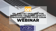 Oil and fat analysis for improved yield and quality throughout the food chain