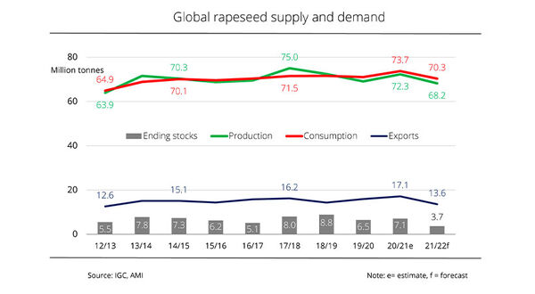 USDA forecasts lower global oilseeds production
