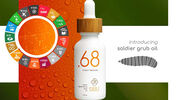 Joint venture launches insect oil extract in luxury face oil