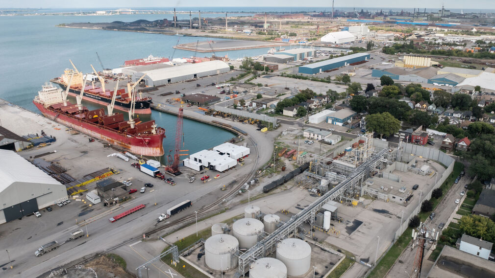 HOPA Ports has secured the future operation of a biodiesel facility in Hamilton, Ontario, previously operated by Biox Corporation. Image source: HOPA Ports