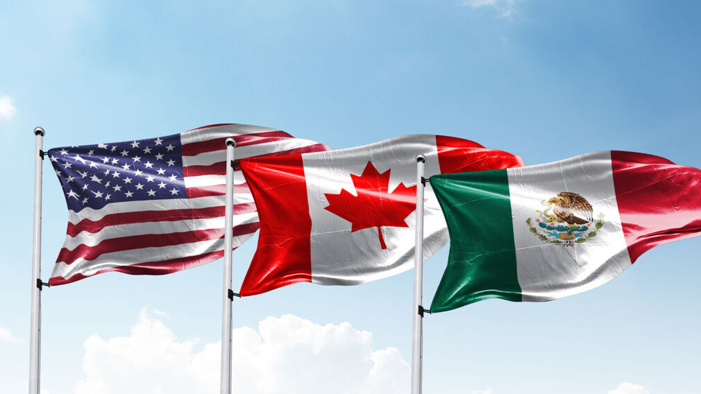 US President Donald Trump is considering ending the United States-Mexico-Canada Agreement (USMCA). Image source: Adobe Stock