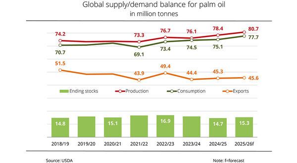 Palm oil production set to hit record level
