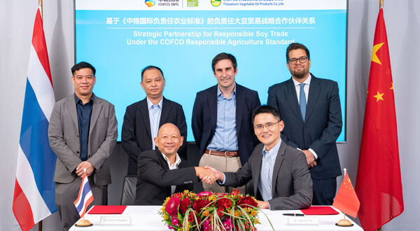 COFCO and Thanakorn agree to expand sustainable soya trade